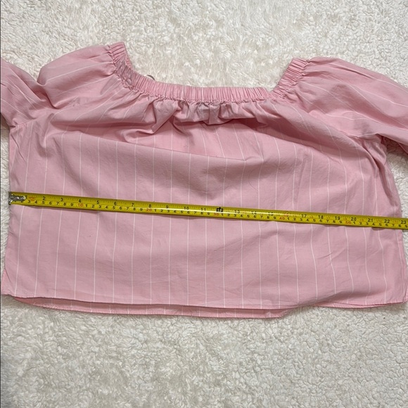 FOREVER 21 | Pink Off-Shoulder Women's Top - Picture 4 of 7